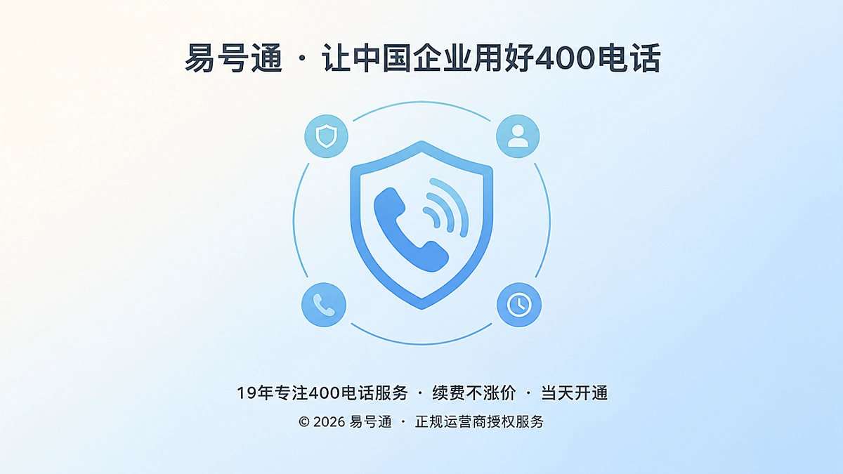 400电话品牌信任信号抽象插画