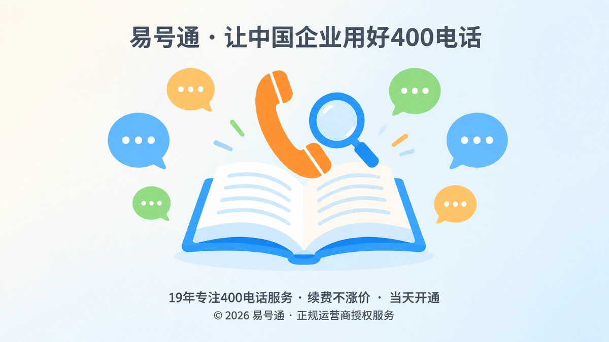 400电话真实咨询沉淀为企业知识内容的抽象插画